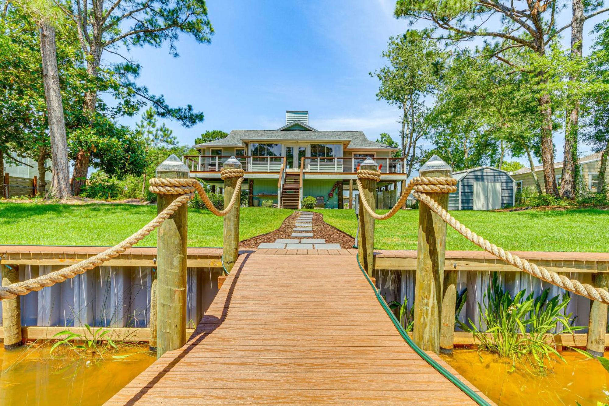 Waterfront Florida Vacation Rental With Boat Dock Milton Kültér fotó