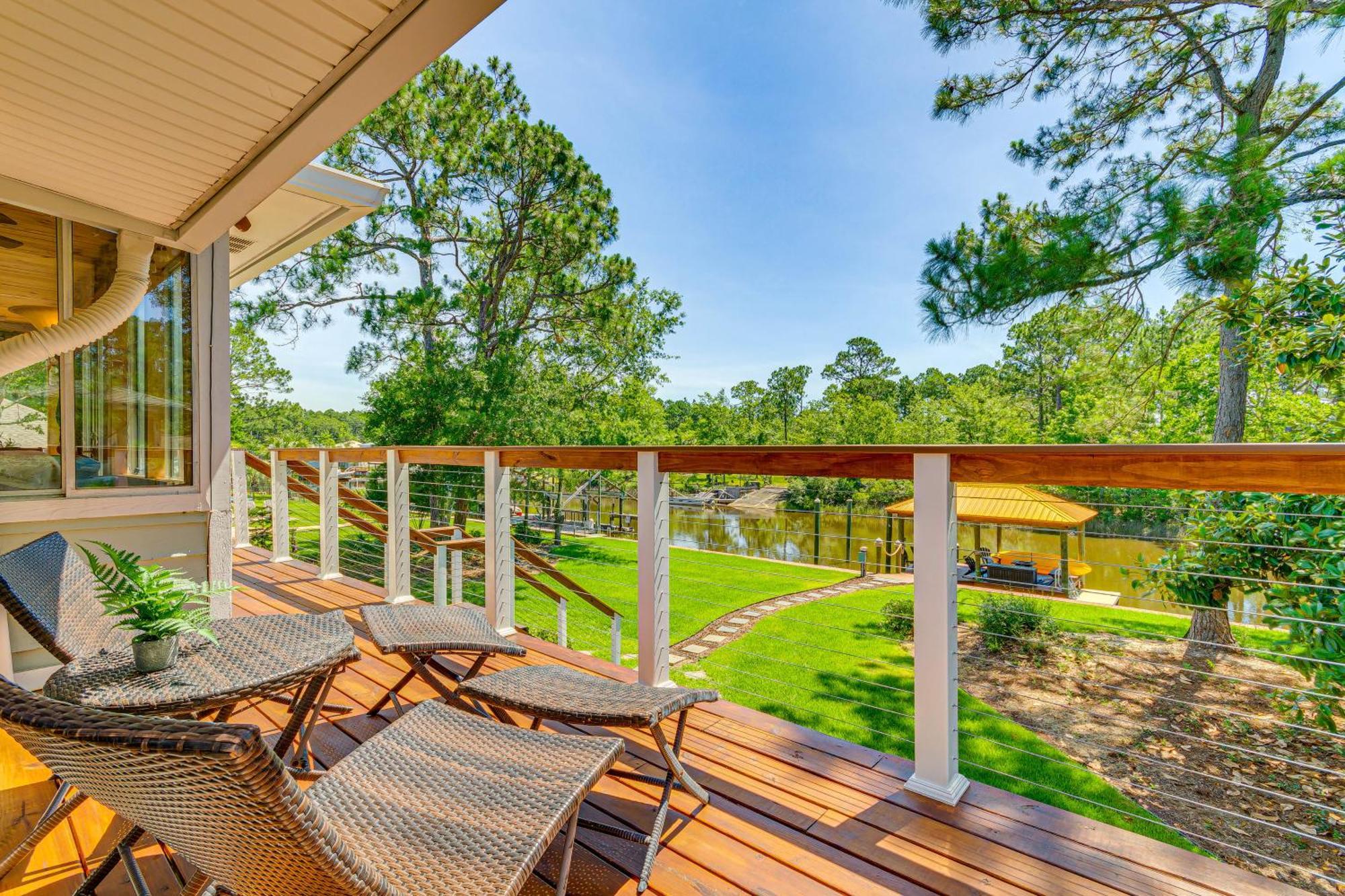 Waterfront Florida Vacation Rental With Boat Dock Milton Kültér fotó